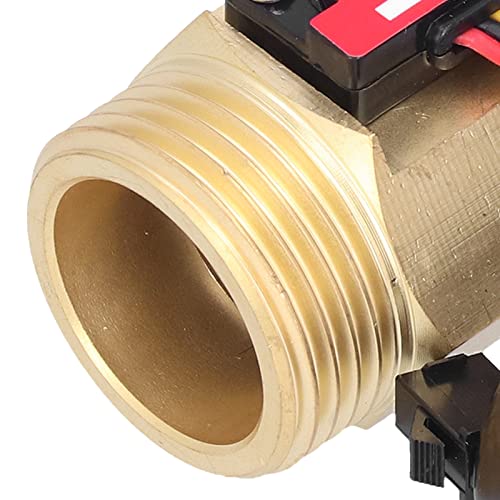 YF-B10 Water Flow Sensor Hall Flow Meter 1 Inch (1.3 Inch) External Wire Copper Water Flow Sensor Turbine Flow Meter