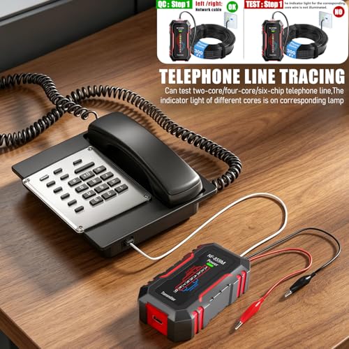ZHOUCE NF-802MG network cable tester with NCV and SCAN functions for Ethernet cable testing