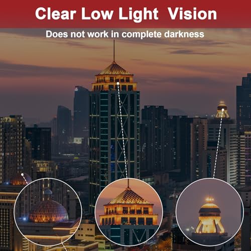 80x100 Monocular Telescope for Smartphones - High Powered HD Monocular with Tripod & Adapter, Low Light Vision for Adults - for Wildlife, Bird Watching, Hunting, Hiking 80x100