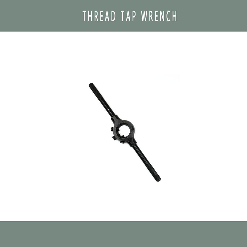 [Australia - AusPower] - 1" Die Round Die Stock Holder Thread Tap Wrench Handle Steel Body Die Holder with Additional Screws Adjustable Dies Removable Handle 