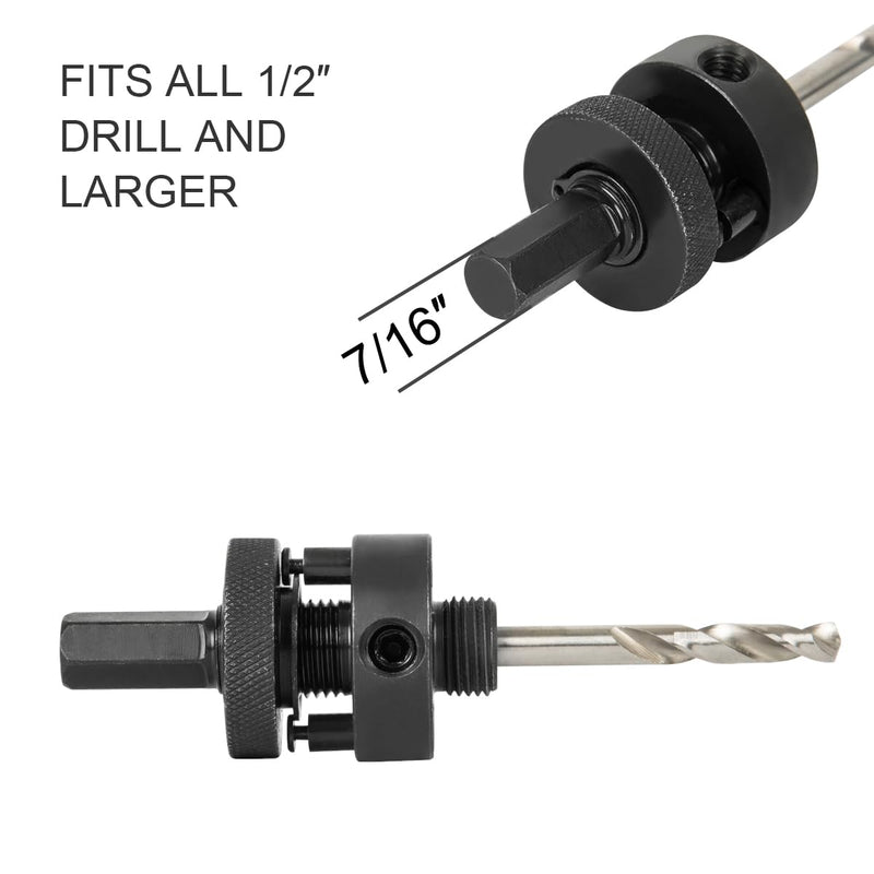 6-1/8" Inch Carbide Hole Saw for 6” Recessed Lights, Cutting Plaster Drywall Ceiling Sheetrock, 2X Faster