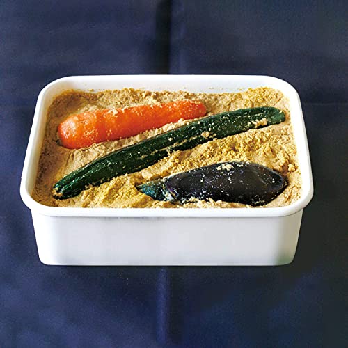 Fuji Hollow NK-201 Enameled Pickles Container, Little Bran Pickled Container, 0.9 gal (2.8 L) Pickled Brunka-pickled Container, 0.7 gal (2.8