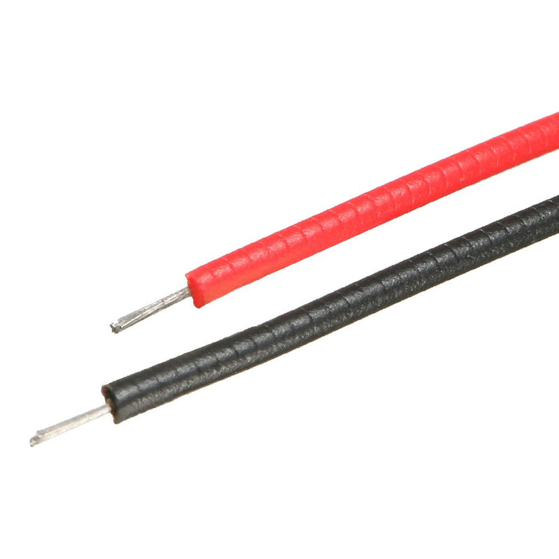 [Australia - AusPower] - uxcell 10Pcs 5mm Pre Wired LED, White DC3-6V Clear Lens, Light Emitting Diodes 
