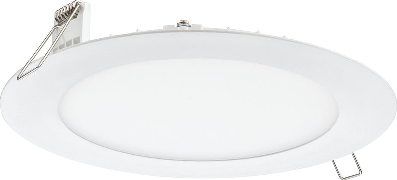 [Australia - AusPower] - Juno WF6 SWW5 90CRI MW M6 Round Baffle LED Downlight, 120 Volts, 2700K/3000K/3500K/4000K/5000K, Triac Dimming, 6-Inch, Matte White 6-Inch Ultra Thin Trim 