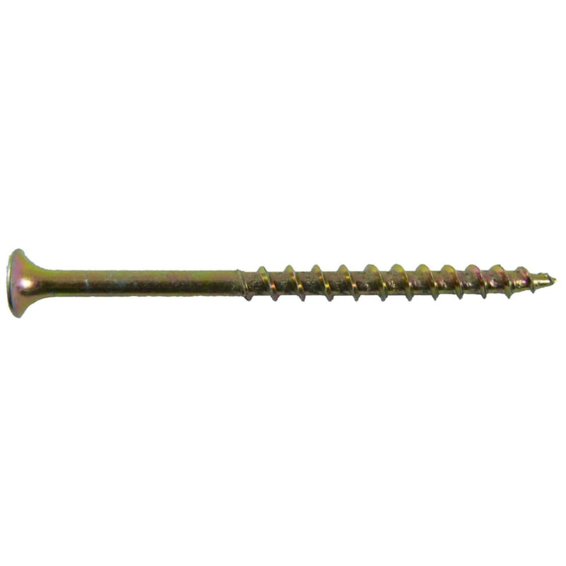 [Australia - AusPower] - DRYWALL Screws: YELLOW ZINC #8 x 3" (12.5 OUNCES ~71 Screws) COARSE THREAD Drywall Screws (sheetrock Screws) for gypsum board, sheetrock, plasterboard. Low cost, all purpose wood Screws #8 x 3" 12.5 OUNCES ~71 Screws 