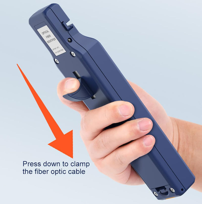 [Australia - AusPower] - Optical Fiber Identifier OFI FI-20V with VFL Light Fiber Detector Tester Traffic Identifier Suitable for 0.25/0.9/2.0/3.0mm 800nm-1700nm wavelength 