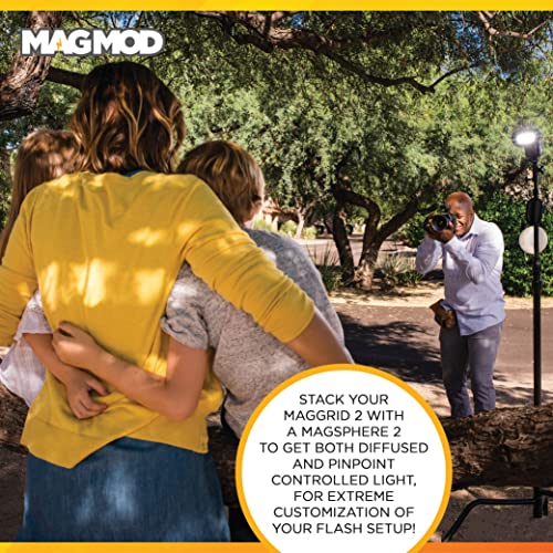 MagMod MagGrid 2 Light Modifier, Photography Lighting Flash Modifier