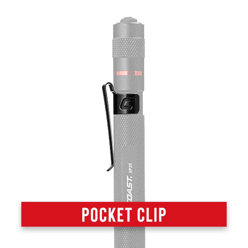 [Australia - AusPower] - Coast HP3R 385 Lumen Rechargeable LED Penlight with Twist Focus, Red 