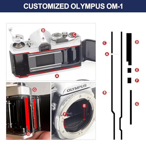 Pre-Cut Light Seal Foam Sponge Kit Repair for Olympus OM-1 OM-2 OM-3 OM-4 Camera