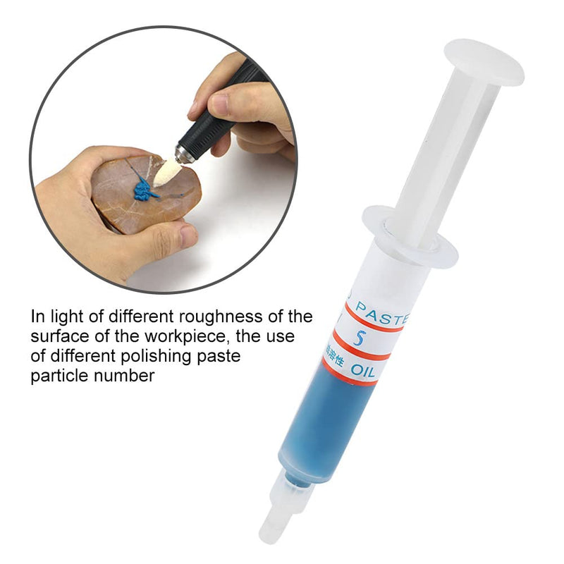 [Australia - AusPower] - 5pcs W40#320 Diamond Abrasive Polishing Paste Lapping Paste Grit Diamond Polishing Paste 