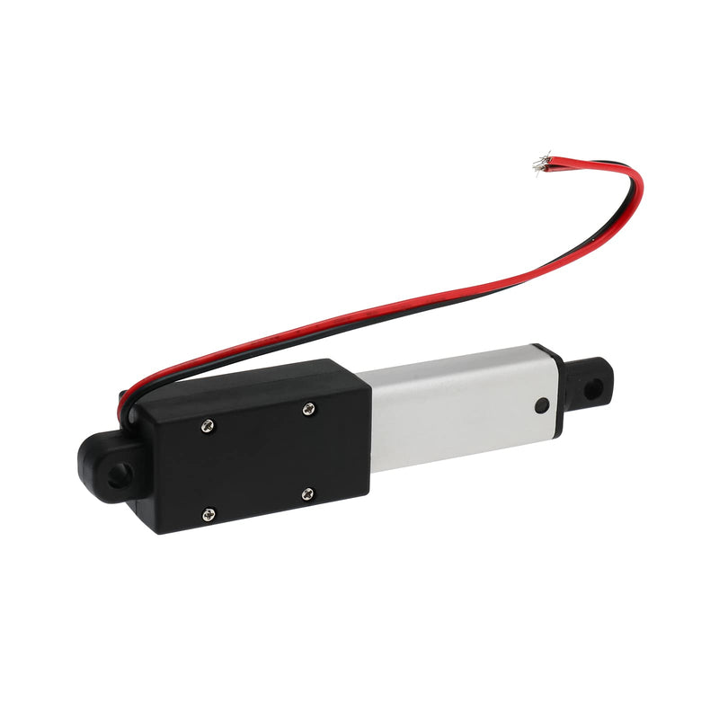 [Australia - AusPower] - NORJIN Mini Electric Linear Actuator 12V 2 inch Stroke, Speed 0.6inch/s, 60N/14lb, Waterproof Linear Motion Actuator for Cabinet, Window Opener, Robot Projects Small 