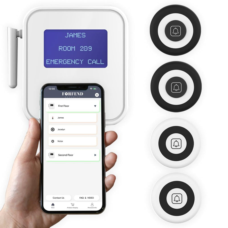 [Australia - AusPower] - FORFEND Caregiver Pager Black 