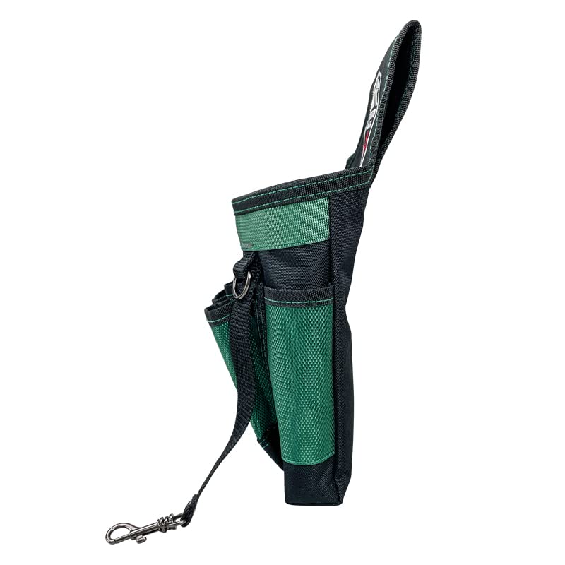 ZAKCO green polyester mini electrician tool pouch with utility tool holster pockets