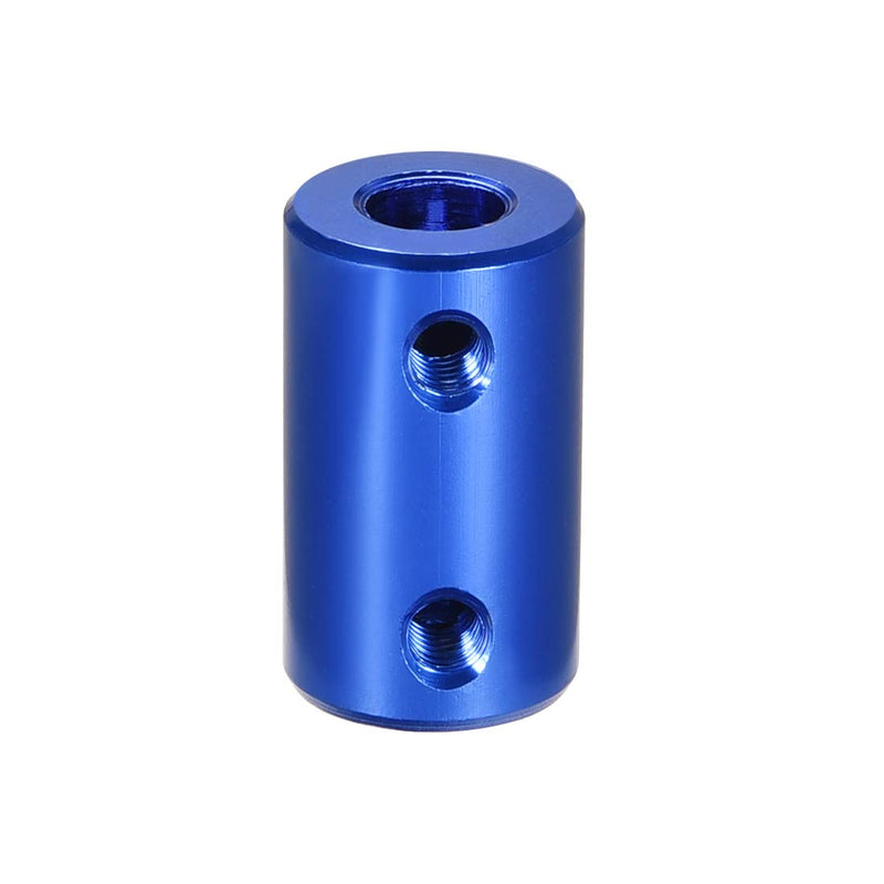 [Australia - AusPower] - uxcell 5mm to 1/4 Inch Bore Rigid Coupling Set Screw L25XD14 Aluminum Alloy,Shaft Coupler Connector for 3D Printers, Motor Accessories,Dark Blue 5mm to 6.35mm 