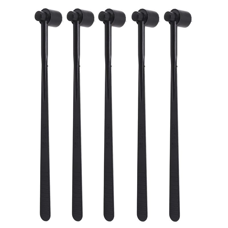 Sonew [Plum Blossom Hammer, ABS Handle] Single Sided Needle Tool Black Stainless Steel for Industry
