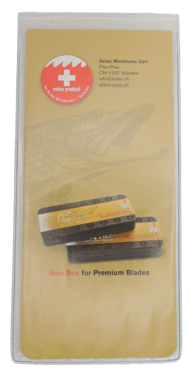 [Australia - AusPower] - Jeweller's Saw Blades "Super Pike" for Precious Metals Made in Switzerland Vallorbe - The Best Jeweller's Saw Blades - Size from 3 to 6/0 