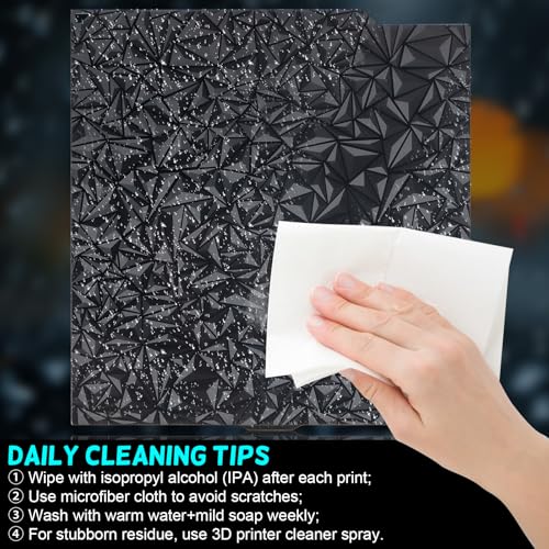PEO PET Centauri Carbon Printing Plate 260 x 271 mm, Smooth PEO PET Spring Steel Sheet Print Bed Flexible Build Plate for Elegoo Centauri Carbon 3D Printer Platforms