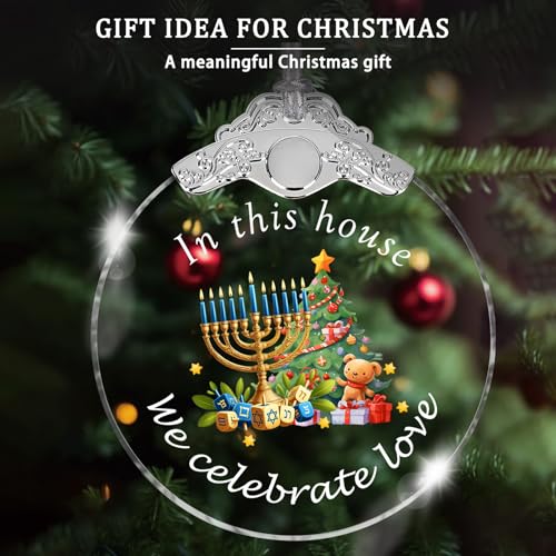 Christmas Ornaments Hanukkah Ornaments for Tree Jewish Chanukah Gifts 2026 Hanukkah Ornament