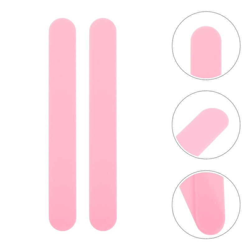 [Australia - AusPower] - 25pcs Tongues Depressors, Craft Sticks Plastic Tongues Depressor Sticks for Crafts,Scraper Spatulas Mouth Pink 
