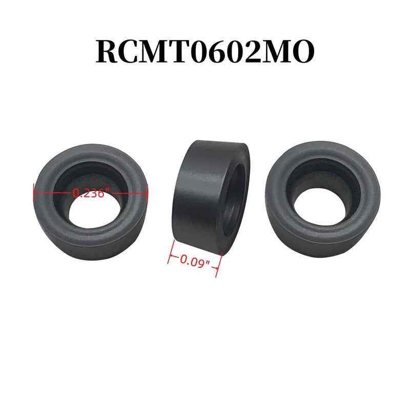 [Australia - AusPower] - 3/8” 1/2" SRACR SRACL SRDCN1010/1212 H06 Lathe Turning Holders Lathe Turning & Profiling Tool Holder with RCMT0602 Round Carbide Milling Inserts (3pcs 1/2” Holders with Gray Inserts) 3pcs 1/2” holders with gray inserts 