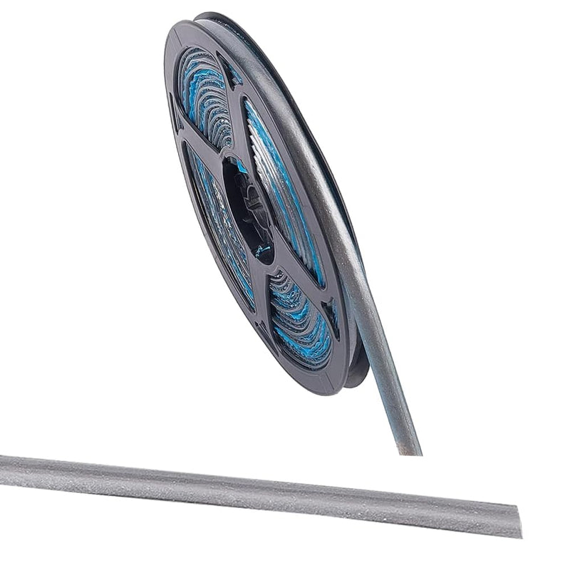 GORGECRAFT 9.84 Feet x 0.31 Inch Self Adhesive Caulking Tape Waterproof Peel and Stick Molding Trim Caulk Strip Gray PVC Plastic Kitchen Bathroom Gap Sealant Edging Tape for Stove Sink Toilet Bathtub