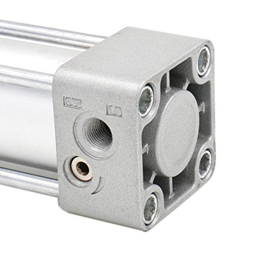 Heschen Pneumatic Standard Cylinder, SC 32-25, PT1/8'' Port, 32mm Bore, 25mm Stroke, Single Rod Double Action