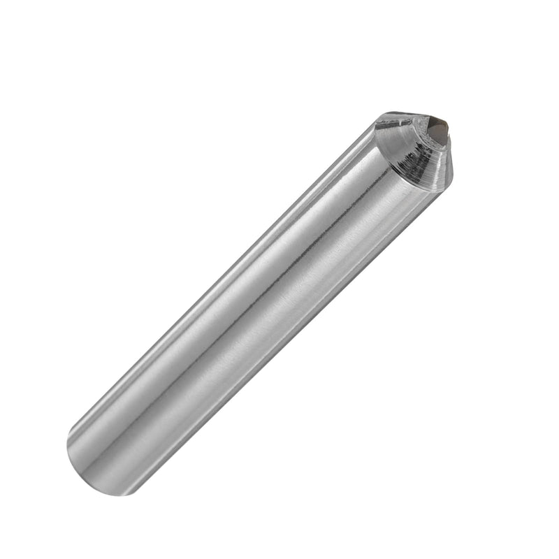[Australia - AusPower] - QUARKZMAN Pack of 2 Diamond Grinders, 8 mm x 50 mm (5/16 x 2 inches), Single Conical Point Grinding Wheel, Round Pen, Welded Diamond Dressage Tools, Silver Tone 