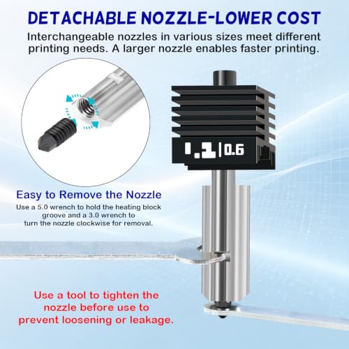 2 x 0.6 mm extruder hotend for Bambulab P2S X2D with 2 x silicone socks