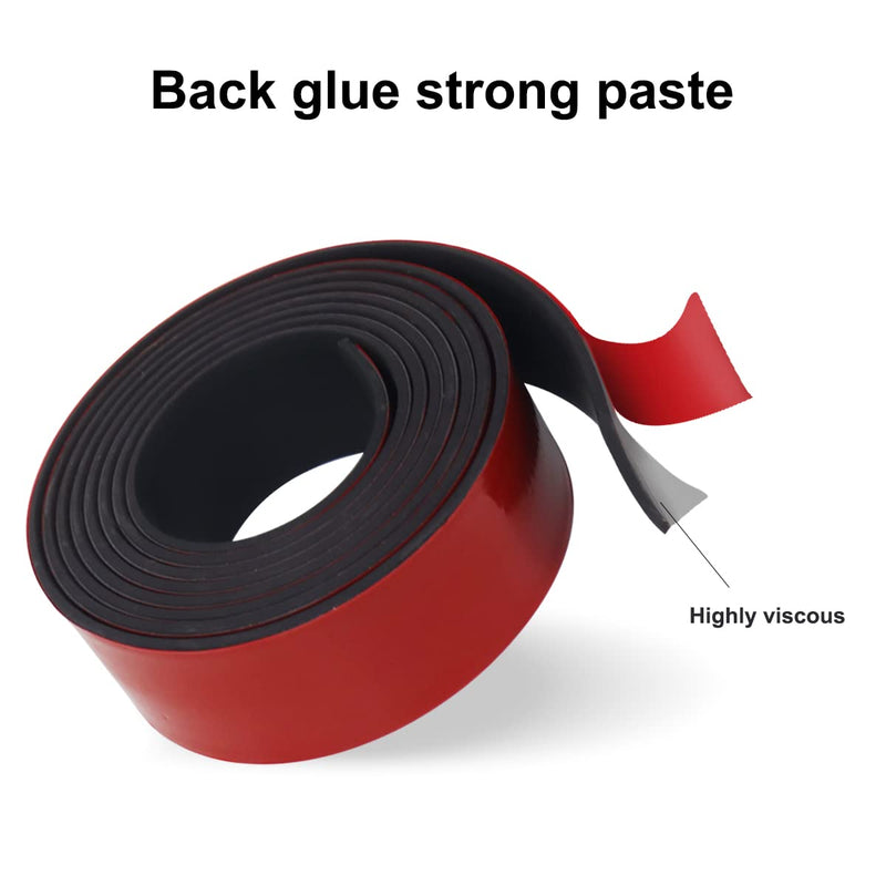 Rubber Strips with Adhesive Backing 1 in x 1/8 in x 10 FT Neoprene Gaskets and Seals, Rubber Sheets, Rolls & Strips for Gaskets Pads Seals Crafts Protection 1In x 1/8In x 10Ft Backing Adhesive