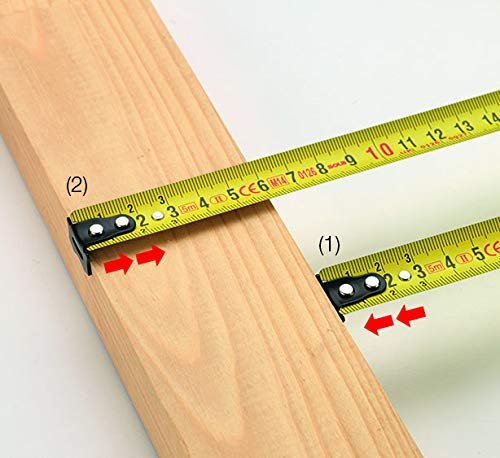 [Australia - AusPower] - SOLA Big T Tape Measure 5 m / 19 mm Extremely Robust Professional Tape Measure with Belt Clip Steel Tape Painted Yellow with mm Scale Accuracy Class I Roll Meter with Non-Slip End Hook Length 5 m / 19 
