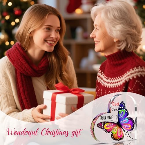 Christian Gifts for Women Butterfly Inspirational Religious Gifts for Mom