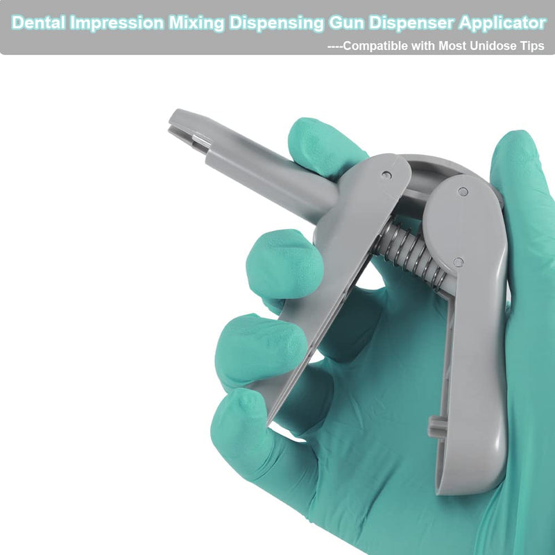 [Australia - AusPower] - Dental Composite Gun Dispenser Impression Mixing Dispensing Gun Impression Material Applicator (1PCS) 1PCS 