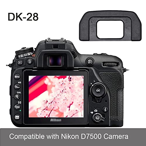 DK-28 Eyecup Eyepiece Viewfinder Compatible for Nikon D7500 Digital Camera (2 Pack)