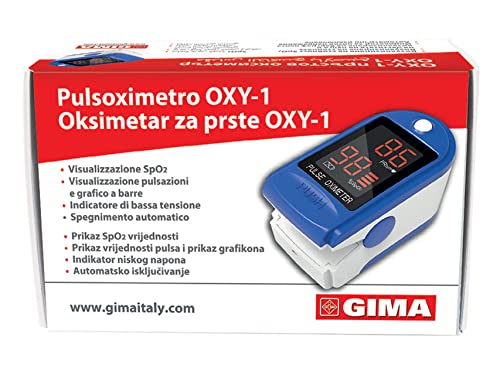 Oxy-1 Pulse Oximeter IT, HR, FI, LV, BG, Arabic