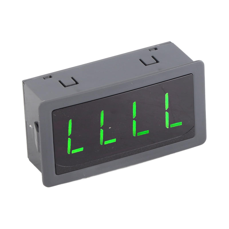 Motor LED Speedometer, DC 8-24V 40mA 10-9999RPM 4 Digital LED Tachometer with Hall Proximity Switch Sensor NPN Green for Industry
