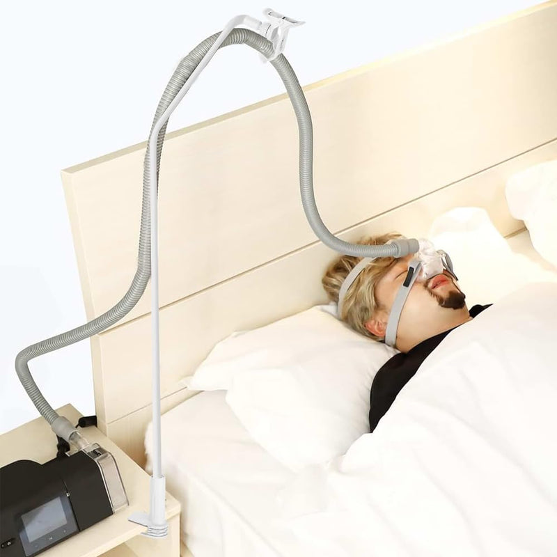 CPAP Hose Holder Hanger, Adjustable CPAP Hose Lifter and Hose Support, Safe and Reliable, Compact Portable, to Prevent CPAP Hoses Leakage & Tangling