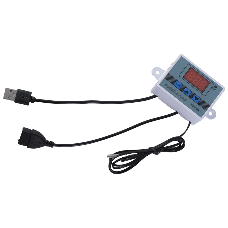 [Australia - AusPower] - USB 5V Three Button Temperature Controller Intelligent Control Power Cable for Cooling Fan and Blowers Up to 50W 
