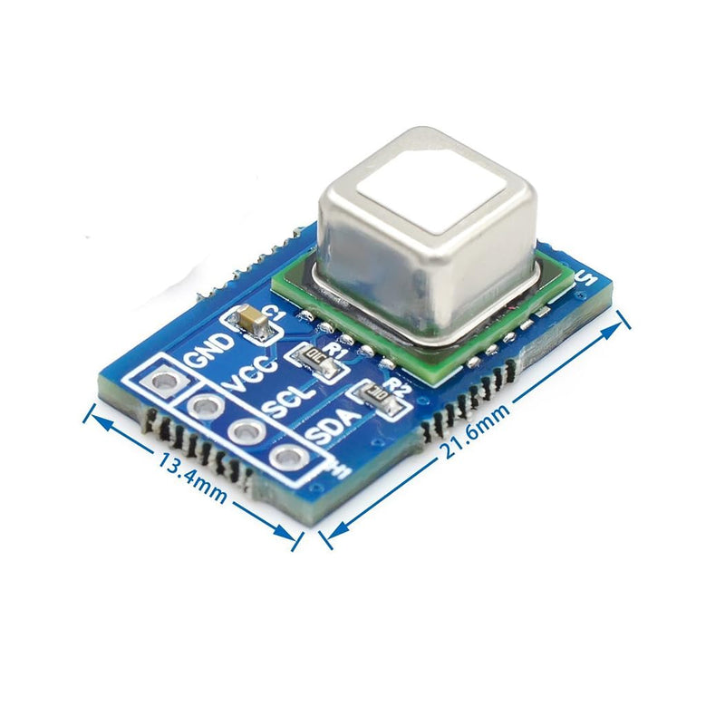 [Australia - AusPower] - HiLetgo SCD41 CO2 Carbon Dioxide Gas Sensor Gas Detect Module Temperature Humidity Sensor I2C Communication 2.4-5.5 V for Air Quality Monitoring 