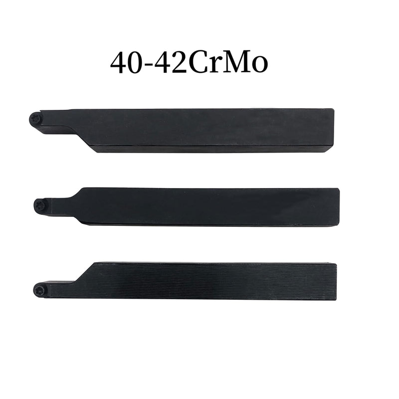 [Australia - AusPower] - 3/8” 1/2" SRACR SRACL SRDCN1010/1212 H06 Lathe Turning Holders Lathe Turning & Profiling Tool Holder with RCMT0602 Round Carbide Milling Inserts (3pcs 1/2” Holders with Gray Inserts) 3pcs 1/2” holders with gray inserts 