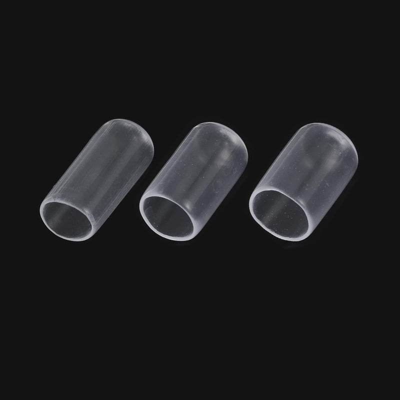 [Australia - AusPower] - uxcell 30pcs Round Rubber End Caps 9/32" 3/8" 1/2"(7mm 10mm 12mm) Clear Vinyl Cover Screw Thread Protectors Assortment Kit 9/32" 3/8" 1/2" 30 