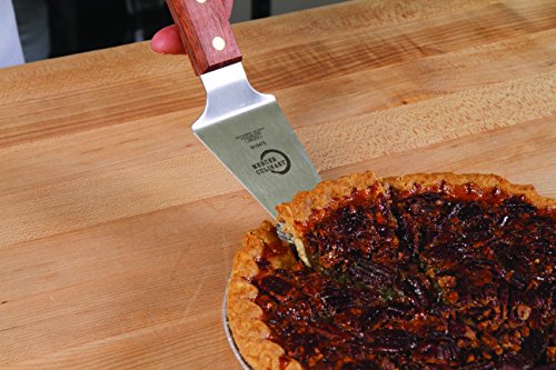 Mercer Culinary Praxis Rosewood Handle Pie Server, 5 x 2, Brown