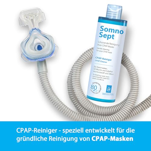 CPAP Cleaner 400ml - Gentle Care for CPAP Masks, Hoses and Accessories, Silicone Cleaner 400 ml (Pack of 1)