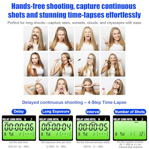 for Panasonic Camera Wireless Rechargeable Timer Shutter Release Remote for Panasonic