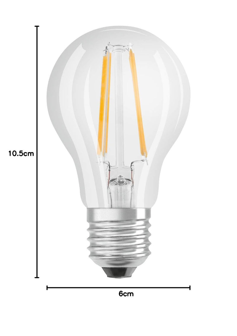 Osram LED light bulb 2700k Warm White 60 W 5 Pack Box 5