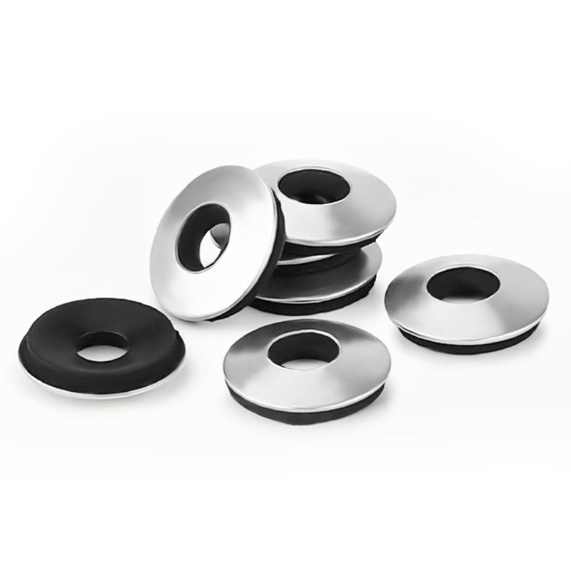 [Australia - AusPower] - 1/4'' x 1" Sealing Washers Stainless Steel 18-8 (304) Neoprene EPDM Bonded, 50 PCS 