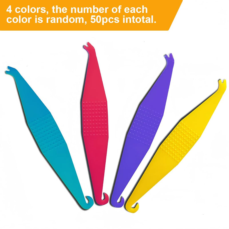 Orthodontic Braces with 5 Placements, 500 Pieces Orthodontic Elastic Rubber Bands for Braces, Dental Gaps, Crooked Teeth