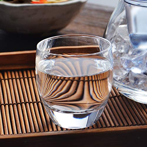 東洋佐々木ガラス Toyo Sasaki Glass T-16108-JAN Cold Sake Glass, 3.4 fl oz (100 ml), Sake Cup, Made in Japan, Dishwasher Safe, Pack of 6 2.4 x 2.4 x 2.4 inches (6 x 6 x 6.1 cm) Set of 6