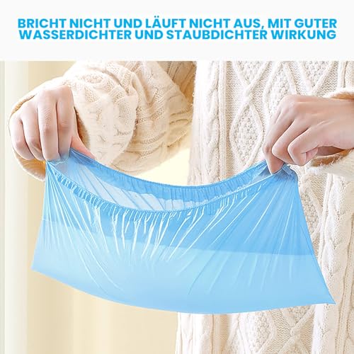 flintronic Plastic Shoe Covers, Disposable Shoe Covers, Eco-Friendly Shoe Covers, Waterproof, Non-Slip, Suitable for Keeping Shoes/Floors/Carpets Clean 40 Pieces (20 Pairs)