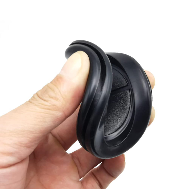 [Australia - AusPower] - Rubber Grommet, Rubber Grommets for Wiring, 2-1/8" ID, 2-1/2” Drill Hole, Rubber Hole Plugs, Synthetic Wire Grommets Protector, Firewall Plug Grommet, Double-Sided - 4 Pack 2-1/2" drill hole,2-1/8" ID 