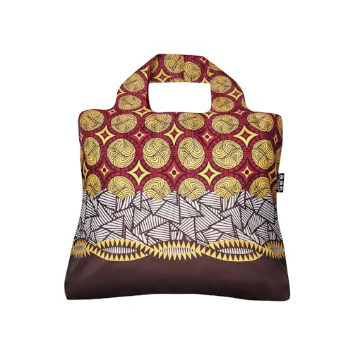 Envirosax Reusable Pouch Sets Polyester Shopping Grocery Bags Set of 5 Ankara Water Resistant
